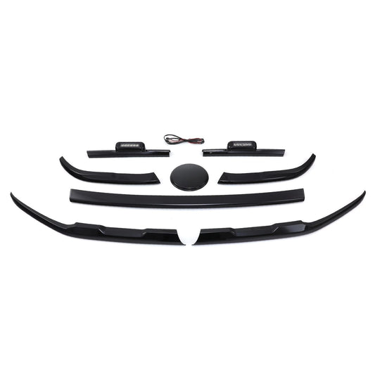 VWAmarokMK22023+Black5PieceGrilleTrimKitsWithDRLs