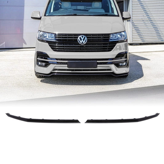 VWTransporterT6.119-24GlossBlack2pcLongGrilleTrim