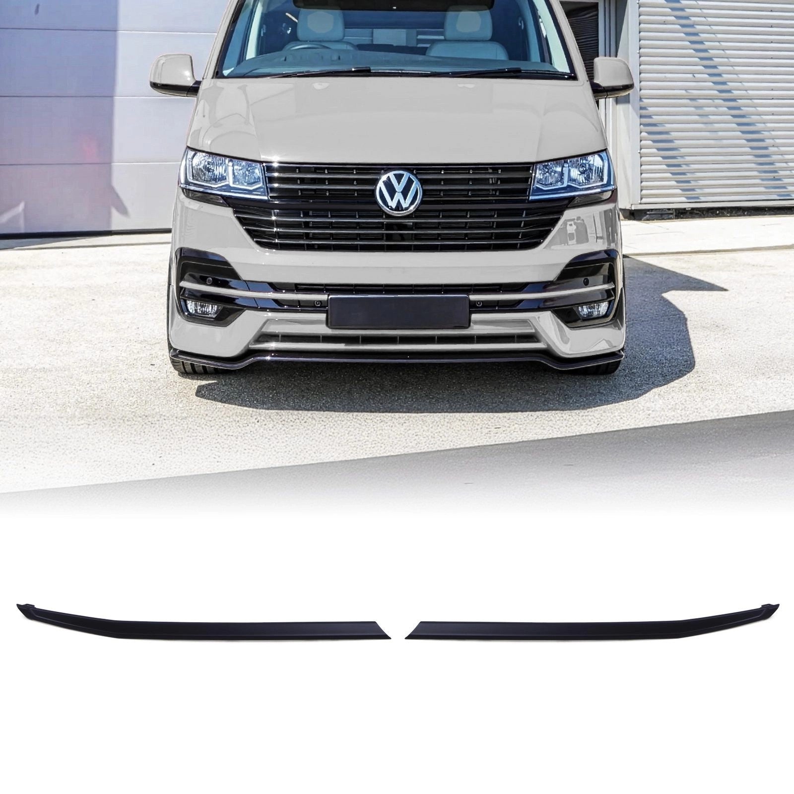 VWTransporterT6.119-24MattBlack2pcLongGrilleTrims