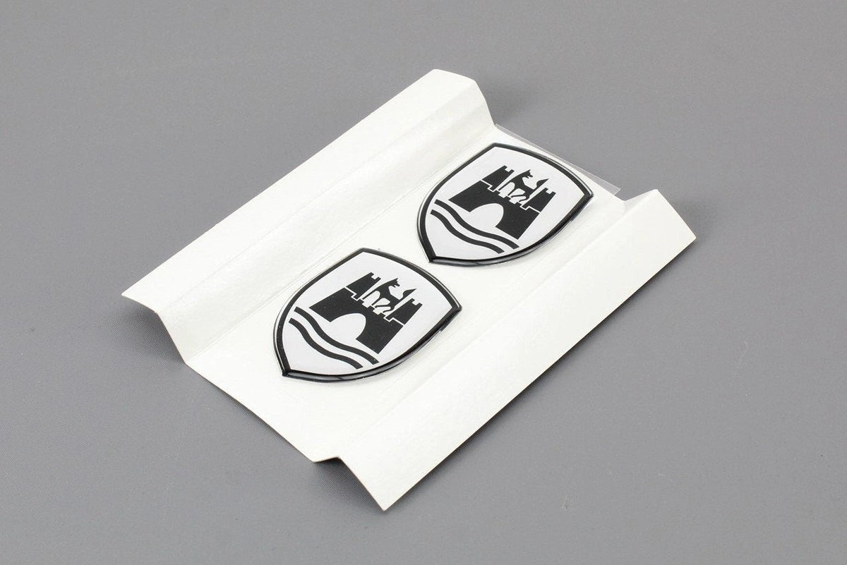 VWVolkswagenWolfsburgcrestemblembadgeset(x2)5C0064317ASXRW