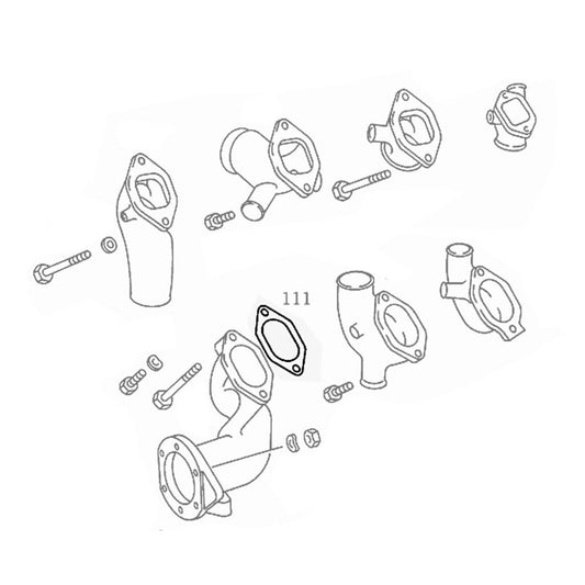 WaterPumpAluminiumGasketSealFitsMercedes-Benz,Neoplan,Setra4422010480