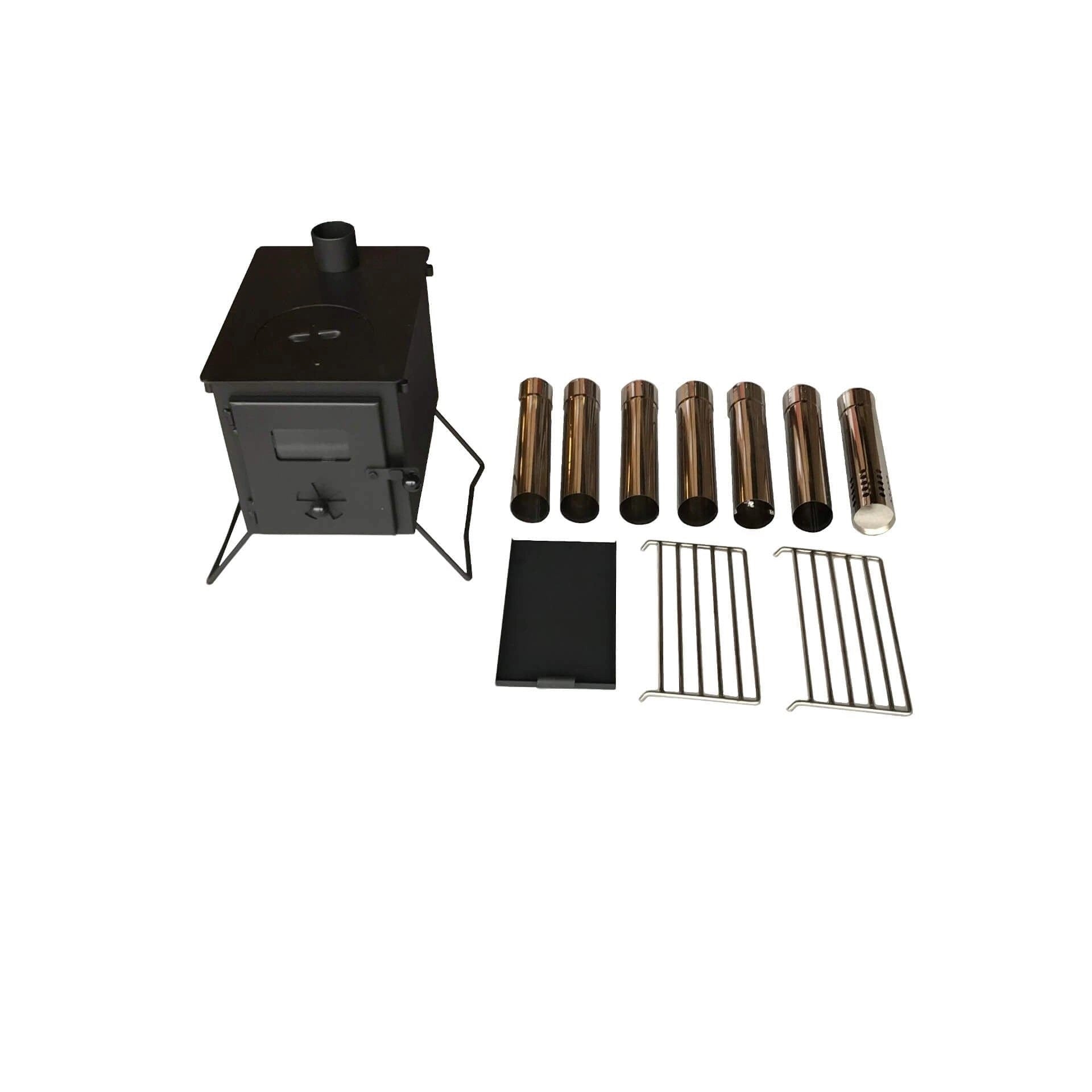 WoodBurningCubedOutdoorExpeditionOverlandCampingCookingStove