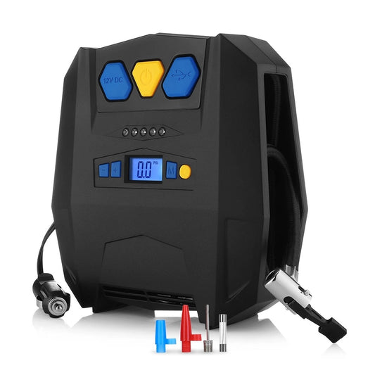 YY-3602PortableCarTyreAirPumpwithUSBChargingPort